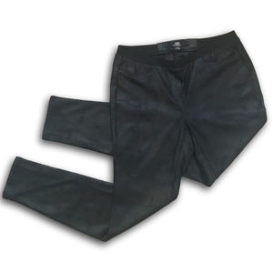 ABS Platinum Faux Leather Pants Leggings Size 6